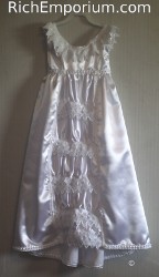 infant's 1948 baby christening gown historical reproduction clothing