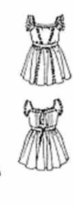 1948 toddler dress historical reproduction clothing