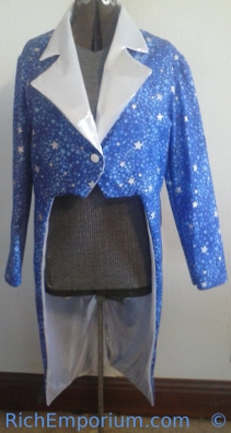 Chorus Line Dancer costume Jacket with tails
