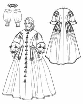 clara barton dress detail historical roleplaying fantasy costume