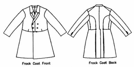 frock coat men man historical roleplaying costume clothing