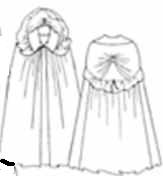 kinsale girl cloak cape historical reproduction clothing costume