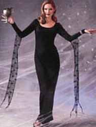 miss morticia adams roleplaying fantasy costume
