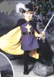 kid musketeer fantasy roelplaying halloween costume