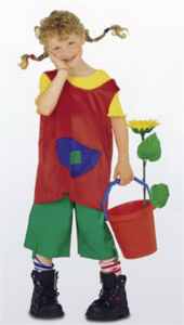 child pippi longstocking roleplaying fantasy costume