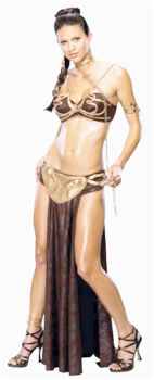princess leia slave cosplay roleplaying halloween adult costume