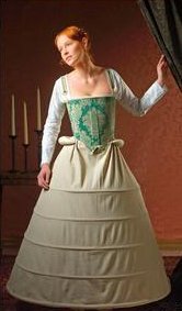 Renaissance Underwear Historical clothing Chemise Hoop`Corset bum roll