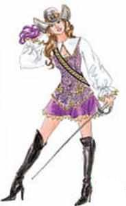 swashbuckler musketeer roleplaying fantasy costume