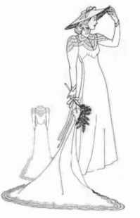 miss wedding gown 1939 historical roleplaying costume