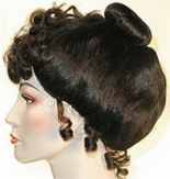 edwardian woman wig historical roleplaying fantasy costume accessory